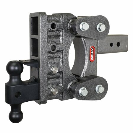 GEN-Y HITCH The Boss Series-Torsion Flex, 3" Shank, Hitch, Versa-Ball/Pintle, GH-2224 GH-2224